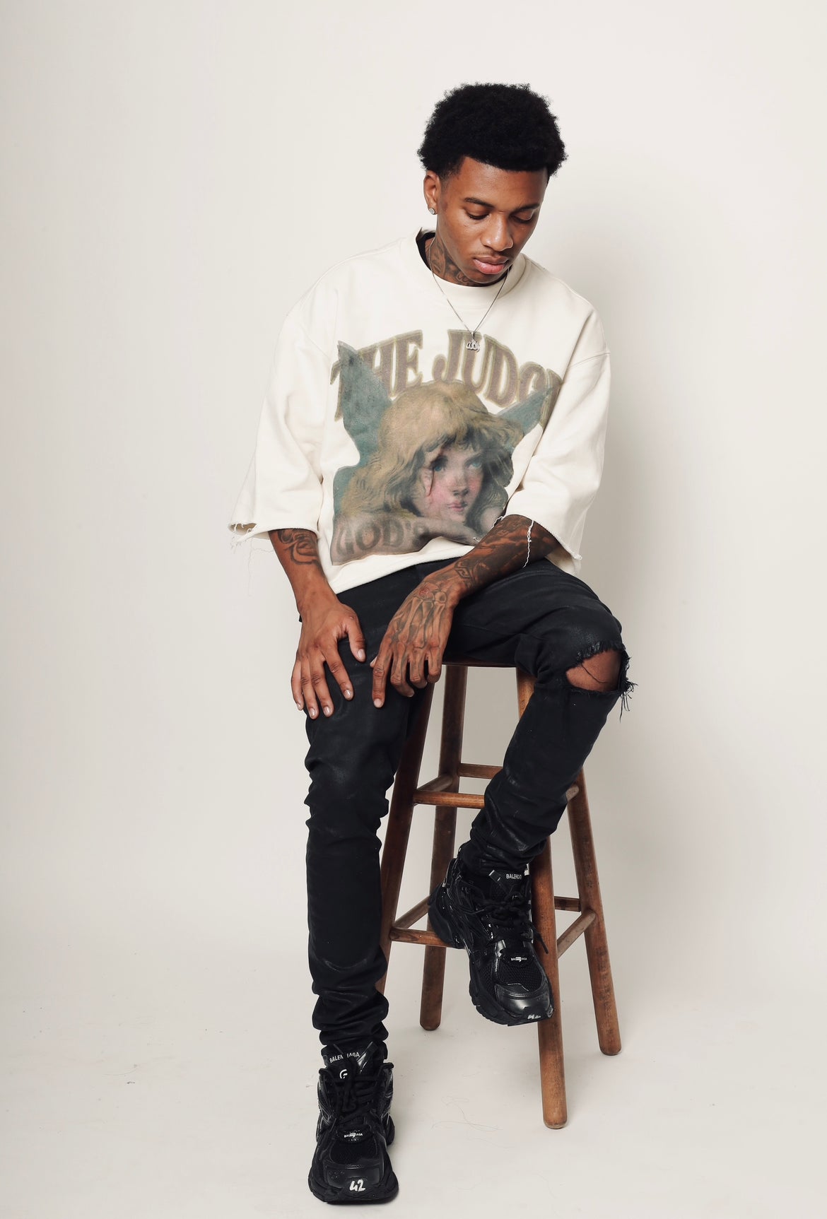 The Judge Cropped Crewneck